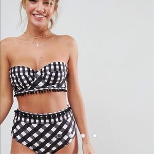 ASOS gingham bikini! NWT - still in packaging!